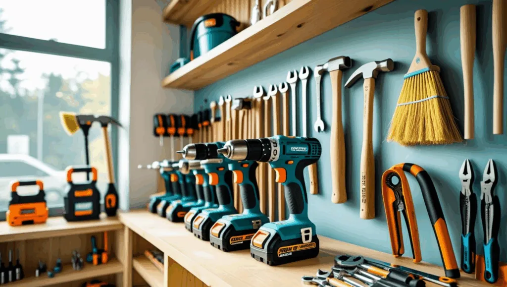 Werkzeuge für Handwerker im Verleih bei JE Rent & Service in Dornum
